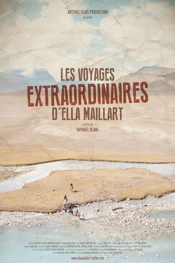 Movie poster for Les Voyages extraordinaires d'Ella Maillart (2017)
