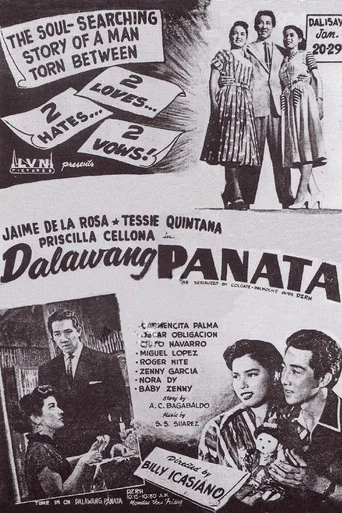 Movie poster for Dalwang Panata (1954)