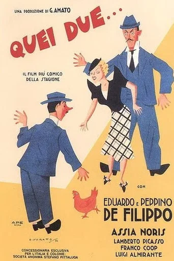 Movie poster for Quei due (1935)
