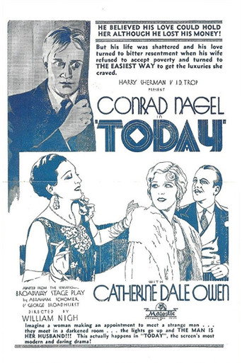 Movie poster for Today (1930)