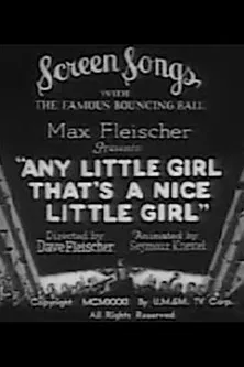 Movie poster for Any Little Girl That's a Nice Little Girl (1931)