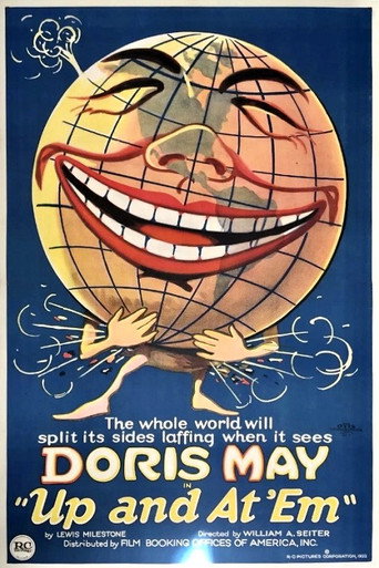 Up and at 'Em poster