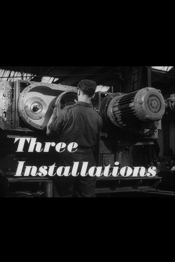 Movie poster for Three Installations (1952)
