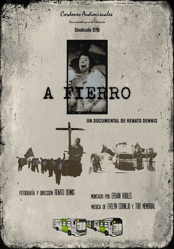 Movie poster for A fierro
