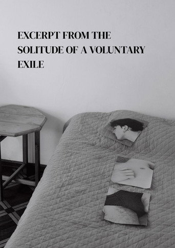Movie poster for Excerpt from The Solitude of a Voluntary Exile (2025)