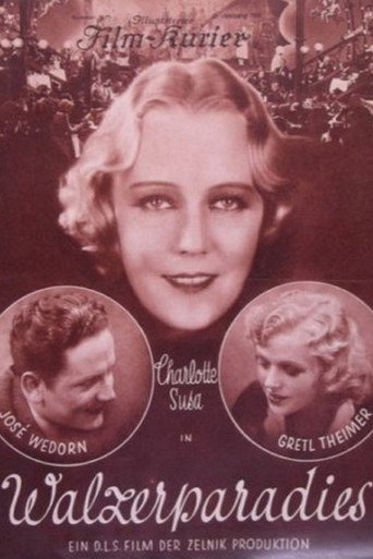 Movie poster for Waltz Paradise (1931)
