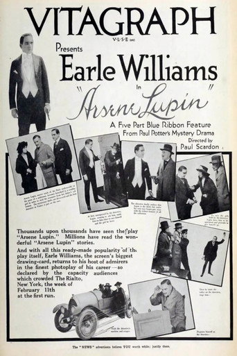 Movie poster for Arsene Lupin (1917)