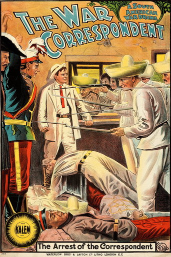 Movie poster for The War Correspondent (1913)