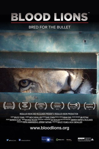 Movie poster for Blood Lions (2015)