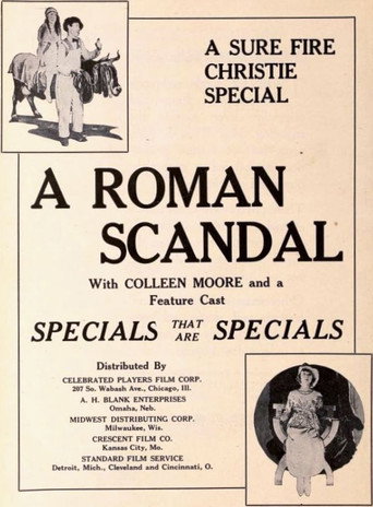 Movie poster for A Roman Scandal (1919)