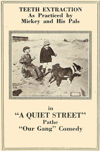 Movie poster for A Quiet Street (1922)
