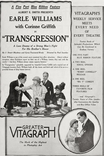 Movie poster for Transgression (1917)