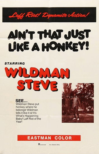 Movie poster for Ain't That Just Like a Honkey! (1976)