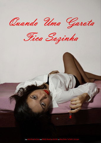 Movie poster for quando uma garota fica sozinha (2022)