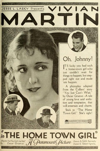 Movie poster for The Home Town Girl (1919)