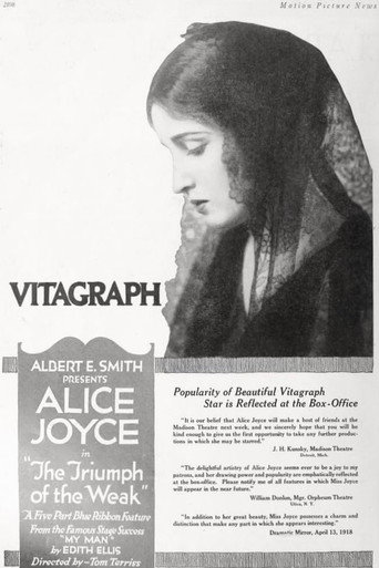Movie poster for The Triumph of the Weak (1918)
