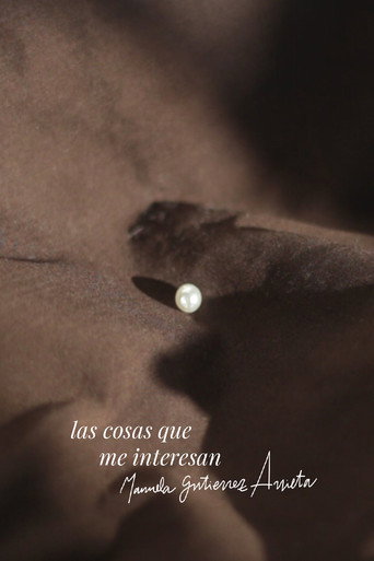 Movie poster for las cosas que me interesan