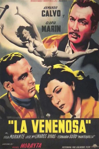 Movie poster for La venenosa (1949)