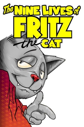 Movie poster for The Nine Lives of Fritz the Cat (1974)