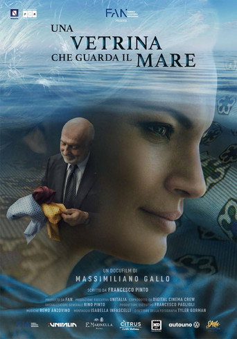 Una vetrina che guarda il mare poster