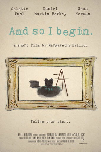 And So I Begin poster