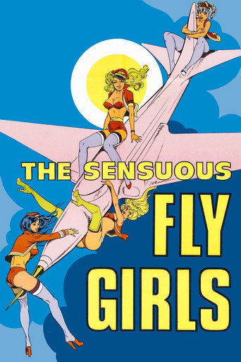 Movie poster for Sensuous Fly Girls (1976)