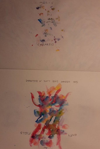 Movie poster for Death, Music, Catharsis (She Dreamt She Was a Bulldozer, She Dreamt She Was Alone in an Empty Field) (2021)