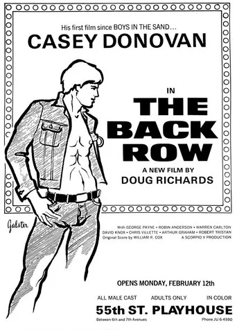 Movie poster for The Back Row (1973)