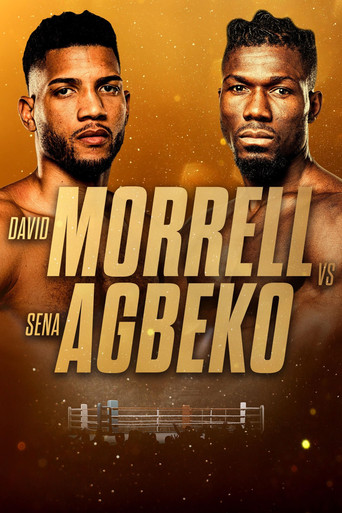 Movie poster for David Morrell Jr. vs. Sena Agbeko (2023)