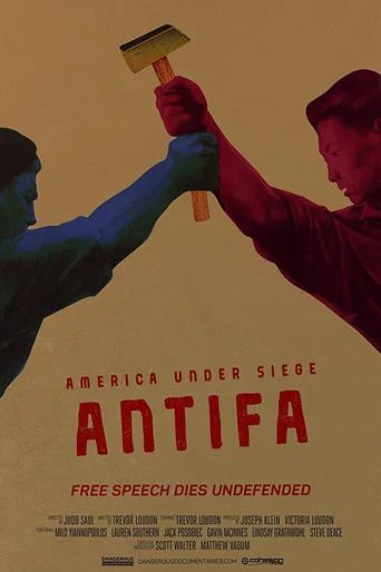 Movie poster for America Under Siege: Antifa (2017)