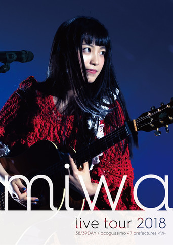 Movie poster for miwa live tour  "We are the light ~38/39DAY~" (2018)