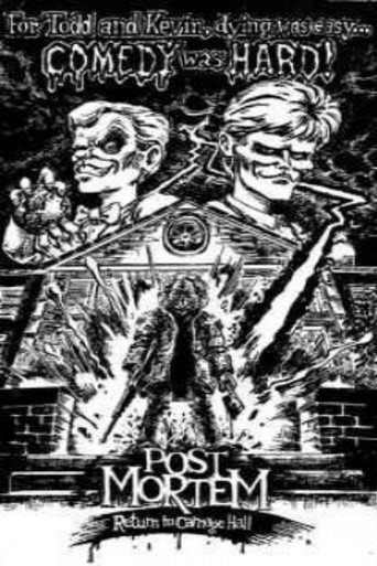 Movie poster for Post Mortem - Return to Carnage Hall (1989)