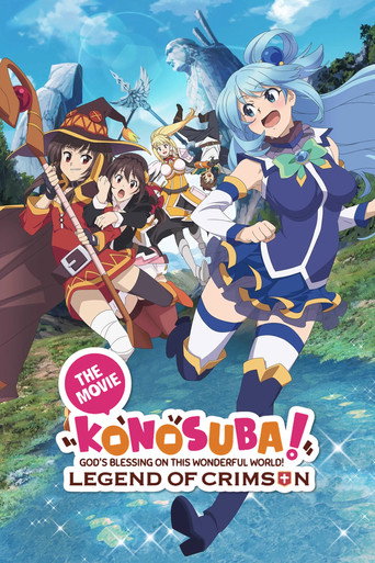 Movie poster for KONOSUBA – God's blessing on this wonderful world! Legend of Crimson (2019)
