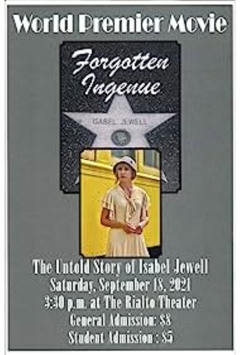 Movie poster for Forgotten Ingenue (2021)