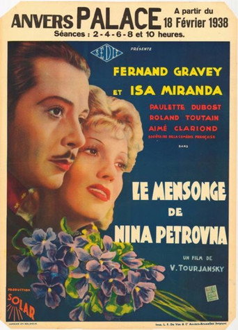Movie poster for The Lie of Nina Petrovna (1937)