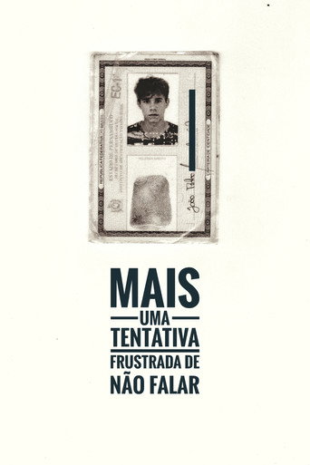 Movie poster for Mais uma Tentativa Frustrada de Não Falar (2018)