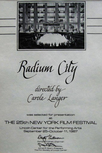 Movie poster for Radium City (1988)