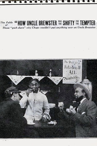 Movie poster for The Fable of 'How Uncle Brewster Was Too Shifty For the Tempter' (1914)