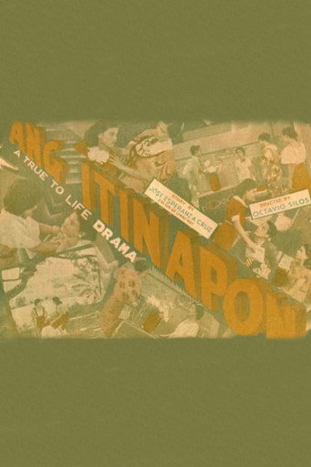 Movie poster for Ang Itinapon (1936)