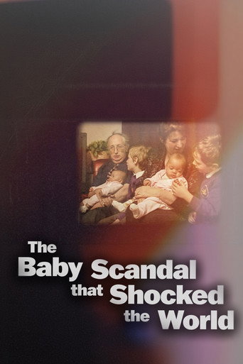 Movie poster for The Baby Scandal that Shocked the World (2024)