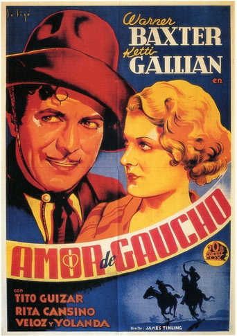 Movie poster for Under the Pampas Moon (1935)