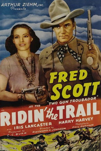 Movie poster for Ridin' the Trail (1940)