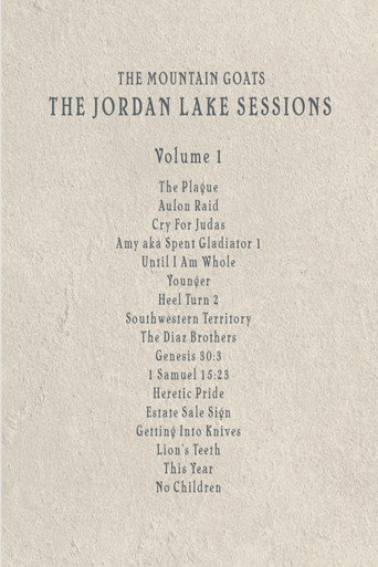 Movie poster for the Mountain Goats: the Jordan Lake Sessions (Volume 1) (2021)