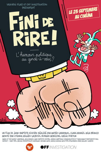 Movie poster for FINI DE RIRE ! L'humour politique au garde-à-vous ? (2026)