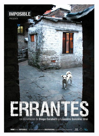 Movie poster for Errantes (2012)