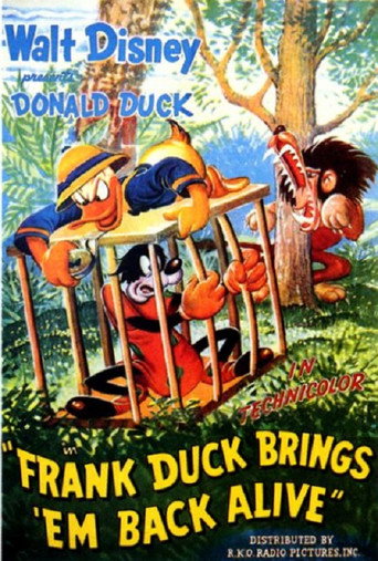 Movie poster for Frank Duck Brings 'em Back Alive (1946)
