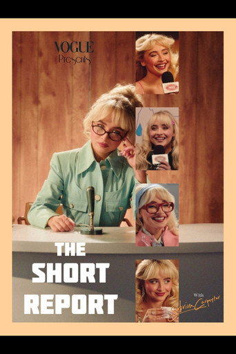 Movie poster for The Short Report with Sabrina Carpenter (2025)