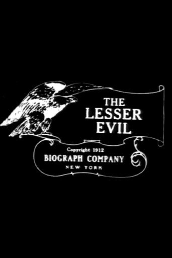Movie poster for The Lesser Evil (1912)
