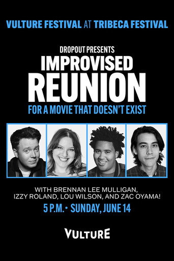 Movie poster for Dropout Presents an Improvised Reunion for a Movie that Doesn’t Exist (2026)