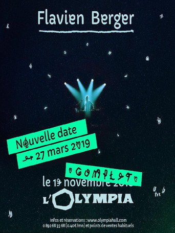 Movie poster for Flavien Berger - Live at Olympia (2019)